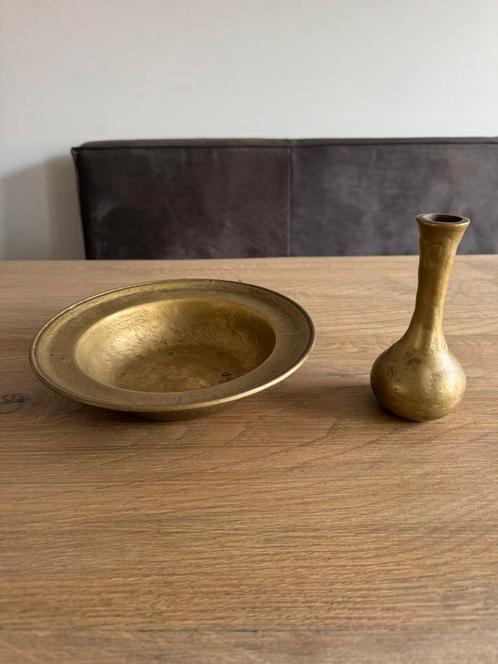 Schaal en vaas, Antiek en Kunst, Curiosa en Brocante, Ophalen of Verzenden