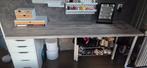 Ikea Lagkapten Bureaublad 200x60cm, Huis en Inrichting, Bureaus, Ophalen, Gebruikt, Bureau