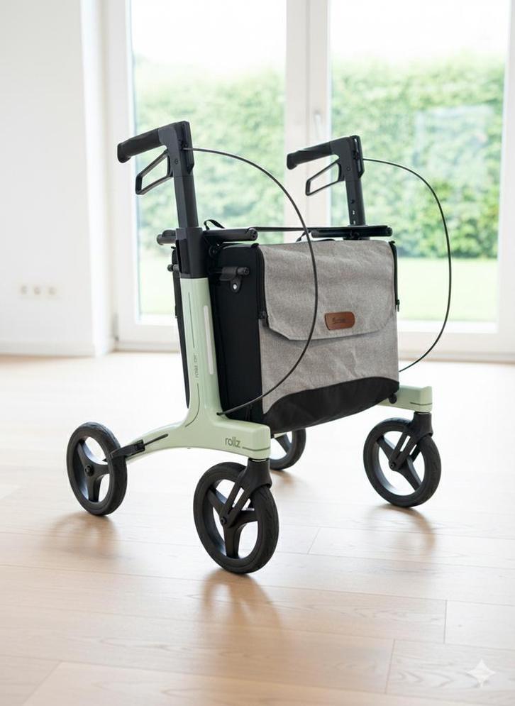 Rollz Air Lichtgewicht Rollator - Lichtste ter Wereld 4,7 kg, Diversen, Rollators, Nieuw, Lichtgewicht, Opvouwbaar, Ophalen of Verzenden