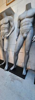 Grijze heren etalagepoppen paspoppen, Hobby en Vrije tijd, Overige Hobby en Vrije tijd, Ophalen