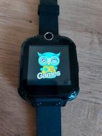 Smartwatch kinder horloge met spelletjes  // zwart, Sieraden, Tassen en Uiterlijk, Jongen of Meisje, Ophalen of Verzenden, Zo goed als nieuw