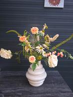 Kunstboeket in perzik kleuren, Kunststof, Overige kleuren, Nieuw, Ophalen of Verzenden