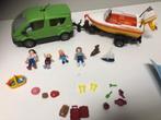 Playmobil 4144 gezins auto wagen met boot en boottrailer, Ophalen of Verzenden, Zo goed als nieuw, Complete set