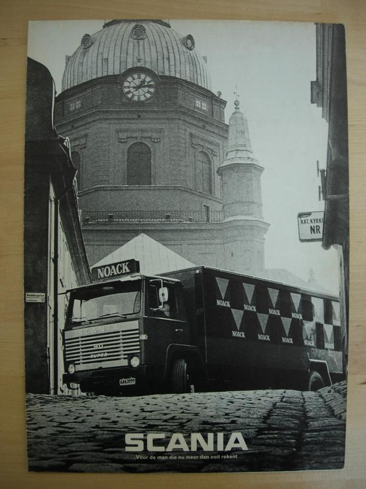 Scania 1974 Brochure – 50 80 85 110 140, Boeken, Auto's | Folders en Tijdschriften, Zo goed als nieuw, Overige merken, Ophalen of Verzenden