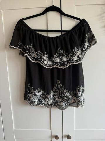 Lipsy, feestelijke offshoulder top (m) met kraaltjes, nieuw! beschikbaar voor biedingen