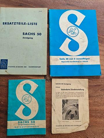 Sachs 50 2-versnellingen Boekjes: Reparatie, Onderdelen, Ins beschikbaar voor biedingen