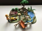 Playmobil vijver moestuin waterval dieren, Ophalen of Verzenden, Gebruikt