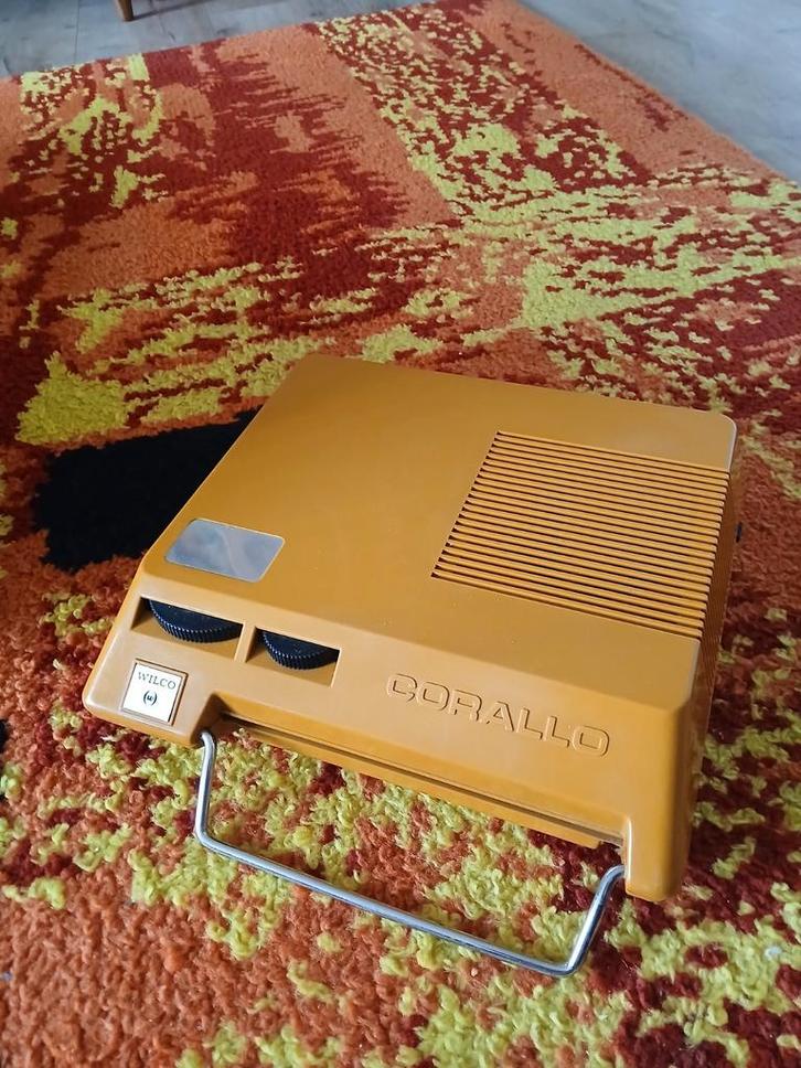 Wilco corallo jaren 70 vintage platenspeler space age retro, Audio, Tv en Foto, Platenspelers, Refurbished, Platenspeler, Overige merken