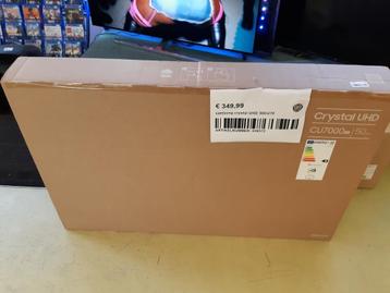 Samsung 50" Crystal UHD CU7000 (Nieuw in doos) beschikbaar voor biedingen