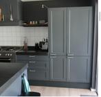 Moderne matgrijze eilandkeuken  GEDEMONTEERD, Huis en Inrichting, Keuken | Complete keukens, Overige typen, Ophalen of Verzenden