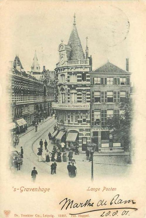 (377-619-007) Den Haag Lange Pooten, Verzamelen, Ansichtkaarten | Nederland, Zuid-Holland, Verzenden