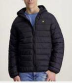 Lyle & Scott gewatteerde zwarte jas, maat S, Zwart, Ophalen of Verzenden, Lyle & Scott, Gedragen