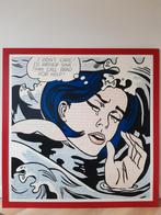 poster roy lichtenstein drowning girl, Ophalen