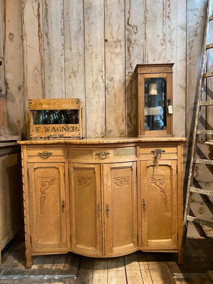 Landelijk Frans eiken kast dressoir, Antiek en Kunst, Antiek | Meubels | Kasten, Ophalen