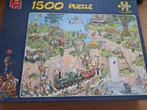 Jan van haasteren 1500 stukjes de golfbaan, Ophalen of Verzenden, 500 t/m 1500 stukjes, Gebruikt, Legpuzzel