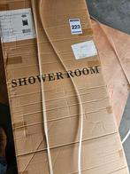 Badkamer accessoires   glazen deur + kranen + verlichting, Huis en Inrichting, Badkamer | Badtextiel en Accessoires, Ophalen, Nieuw