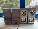 Yamaha nx430-p speakers boxen 4 stuks, Ophalen, Gebruikt, Minder dan 60 watt, Front, Rear of Stereo speakers