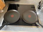 2 pannenkoekenpannen Tefal, Huis en Inrichting, Keuken | Potten en Pannen, Ophalen of Verzenden, Gebruikt, Rvs, Koekenpan of Braadpan
