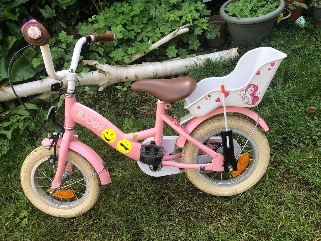 Sjoef meisjesfiets 12 inch - Zeer goede staat!, Fietsen en Brommers, Fietsen | Meisjes, Ophalen, Gebruikt, 14 inch of minder, Sjoef