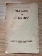 Vormingslessen voor nieuwe leden Brochure – NSB, Ophalen of Verzenden, 20e eeuw of later, Gelezen