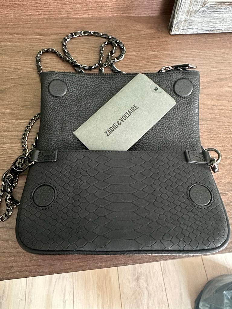 Zadig & Voltaire Rock Nano tasje - Nooit gebruikt!, Ophalen of Verzenden, Nieuw, Zwart, Schoudertasje