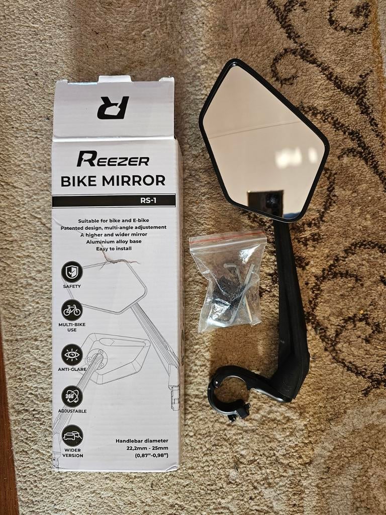 Reezer RS-1 Fietsspiegel - Nieuw in doos, Ophalen of Verzenden, Nieuw, Reezer