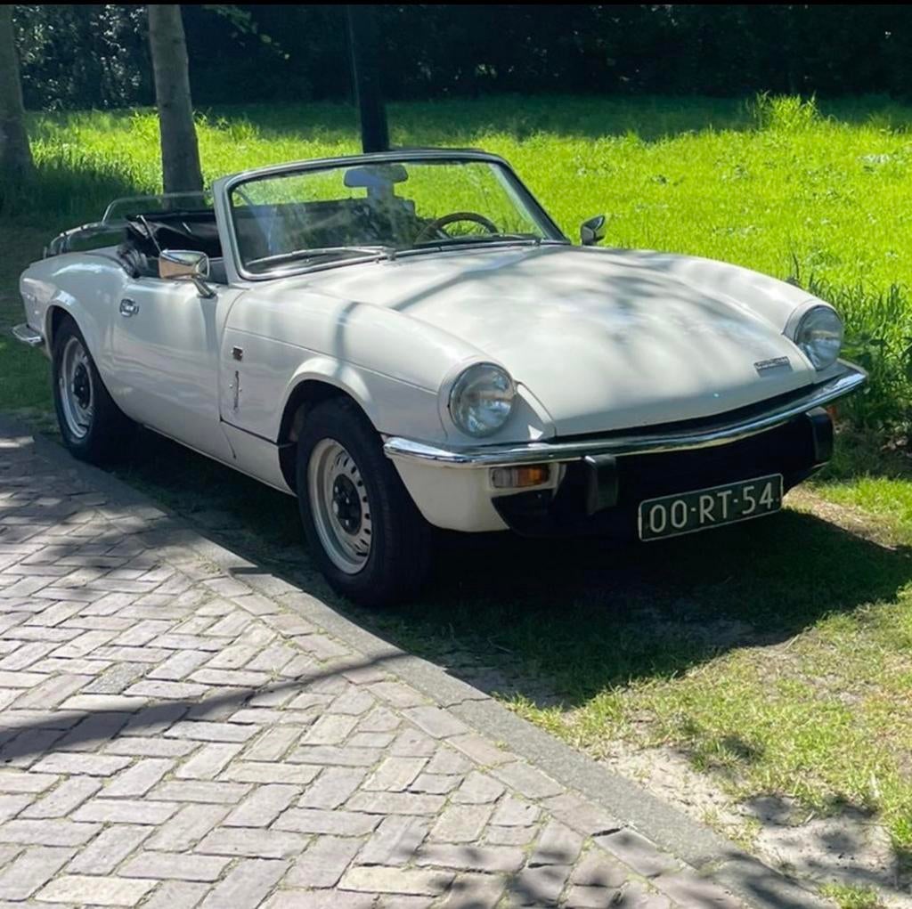 Triumph Spitfire 1.5 US 1977 Wit, Auto's, Triumph, 1493 cc, 4 cilinders, Cabriolet, Wit