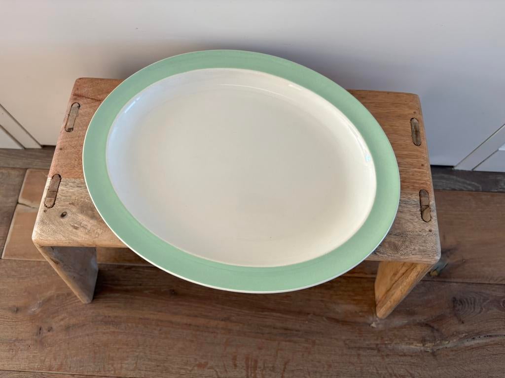 BOCH BELGIUM OVALE SCHAAL / OVAAL BORD, Huis en Inrichting, Keuken | Servies, Ophalen, Zo goed als nieuw, Bord(en), Overige stijlen