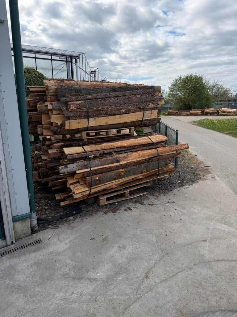 2,5 kuub haardhout voor 150 euro op=op, Tuin en Terras, Haardhout, Minder dan 3 m³, Ophalen, Overige houtsoorten, Stammen