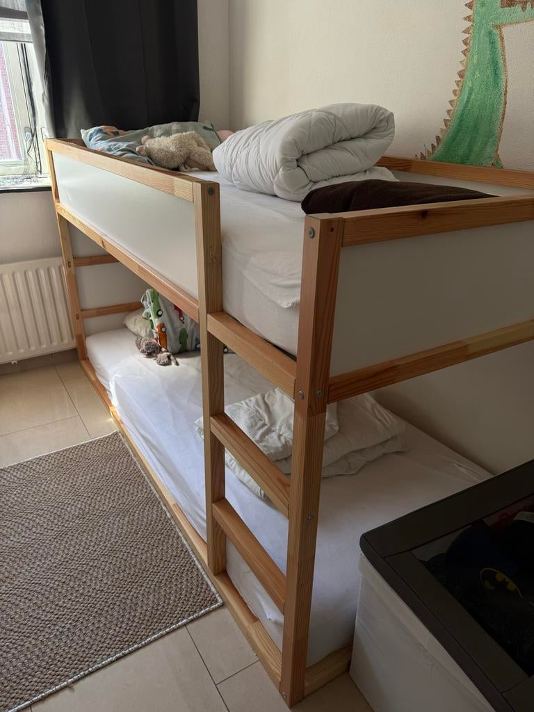 IKEA kinderbed / stapelbed (KURA), Ophalen of Verzenden, Zo goed als nieuw