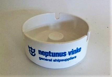 Vintage Maritieme Asbak - Neptunus Vinke - Made in Germany, Verzamelen, Scheepvaart, Zo goed als nieuw, Gebruiksvoorwerp, Motorboot of Zeilboot
