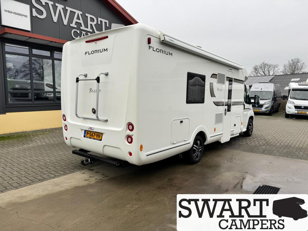 Fleurette Florium 73 Lage enkele bedden GRATIS STALLING, Caravans en Kamperen, Campers, Overige merken, Standaard zit, Ringverwarming
