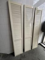 Set van 3 houten vouwdeuren - 201x40cm, Ophalen, Gebruikt, Minder dan 80 cm, Binnendeur