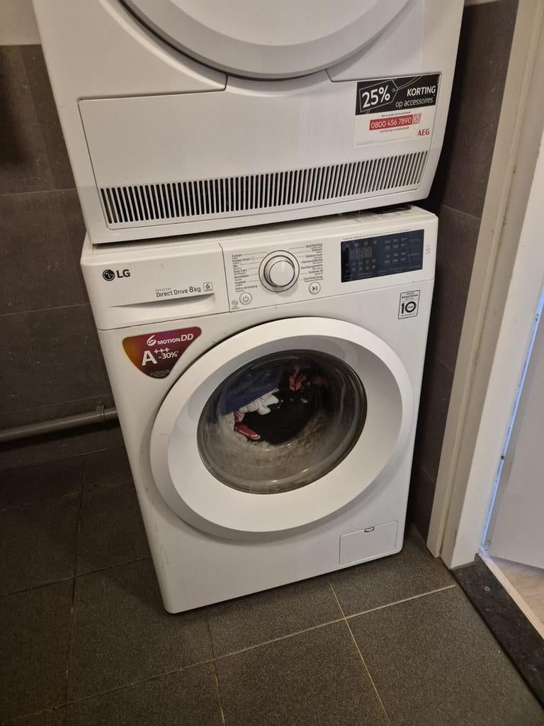 LG Direct Drive 8kg Wasmachine A+++ -30%, 1200 tot 1600 toeren, Gebruikt, 8 tot 10 kg, Ophalen of Verzenden