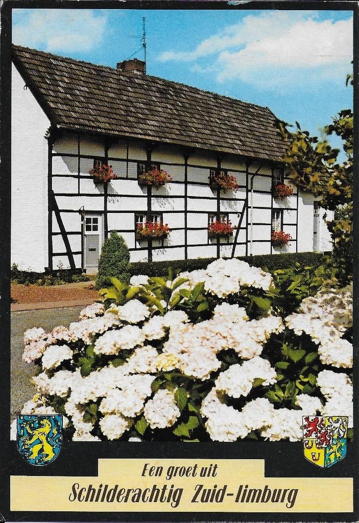 Ansichtkaart Zuid Limburg ( gelopen ), Verzenden, 1980 tot heden, Gelopen, Limburg
