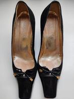 Zwart lakleer en suède pumps, Sandro Vicari, maat 38, Pumps, Zwart, Ophalen of Verzenden, Zo goed als nieuw