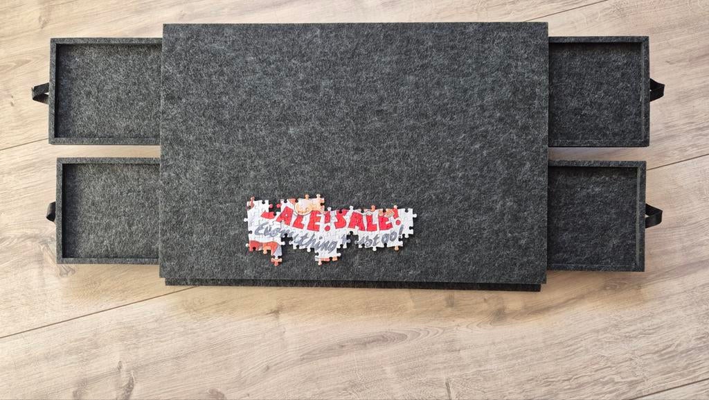 Vilten puzzelbord. 40x60cm, Ophalen of Verzenden, Zo goed als nieuw, Minder dan 2 meter