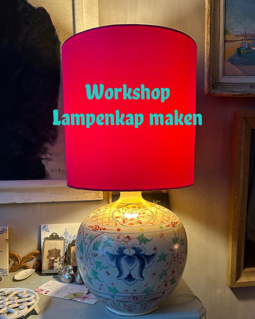 Workshop lampenkap maken, Ophalen, Rond, Minder dan 25 cm