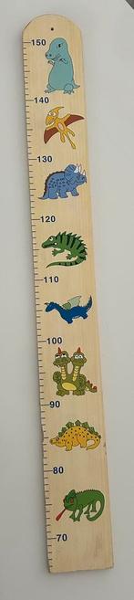 Vintage oude houten groei meter kids  voorzien van  print., Kinderen en Baby's, Ophalen of Verzenden, Gebruikt, Wanddecoratie