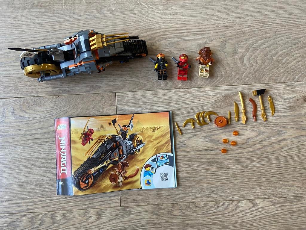 Lego ninjago 70672 Cole’s cross motor, Lego, Ophalen of Verzenden, Zo goed als nieuw, Compleet