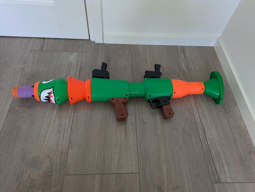 Nerf Fortnite RL Rocket Launcher met 1 raket, Ophalen of Verzenden, Gebruikt