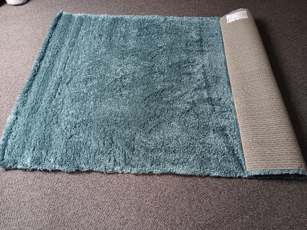 Nieuw vloerkleed aqua blauw 135x190, Ophalen, 100 tot 150 cm, Blauw, Nieuw