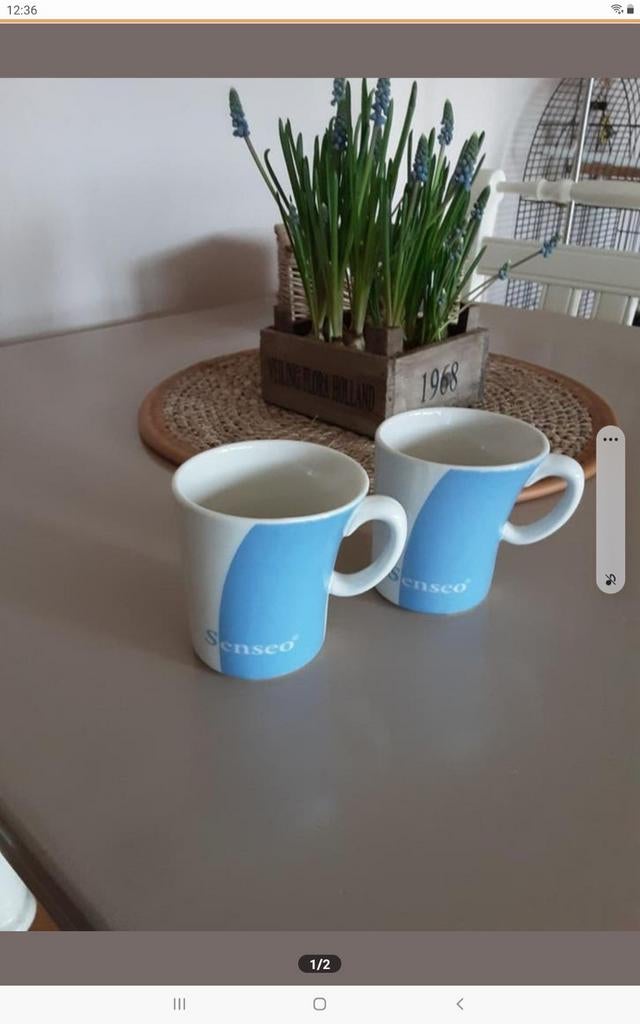 Twee Senseo mokken, Ophalen of Verzenden