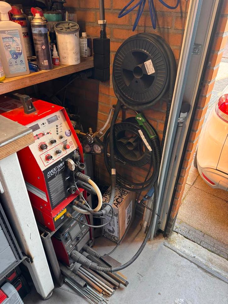 Fronius Magicwave 2000 Fuzzy TIG lasapparaat, Doe-het-zelf en Verbouw, Gereedschap | Lasapparaten, Gebruikt, Tig, 150 tot 250 ampère