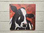 Mooi decoratie schilderij met een Koe, Antiek en Kunst, Kunst | Schilderijen | Klassiek, Ophalen of Verzenden