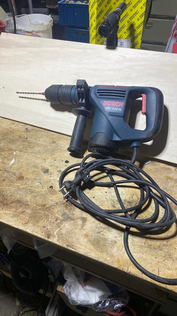 Bosch boorhamer gbh 3-28fe, Boormachine, Ophalen of Verzenden, Klopboormechanisme, Gebruikt