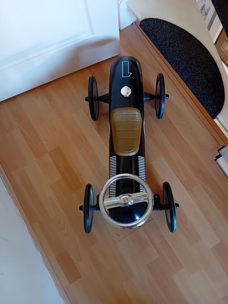 Retro Loopauto Zwart - Vintage Model Raceauto voor Kinderen, Ophalen, Zo goed als nieuw