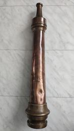 John Morris antieke brandweerspuit messing en koper Engeland, Ophalen, Koper