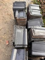 Monier Hollandse zwarte dakpannen of doe een bod, Ophalen, Gebruikt, Steen of Klei, Zwart