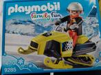 Playmobil Sneeuwscooter 9285 - Family Fun, Kinderen en Baby's, Speelgoed | Playmobil, Ophalen of Verzenden, Zo goed als nieuw